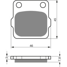 Goldfren Brake Pads 007 Ceramic Carbon S33