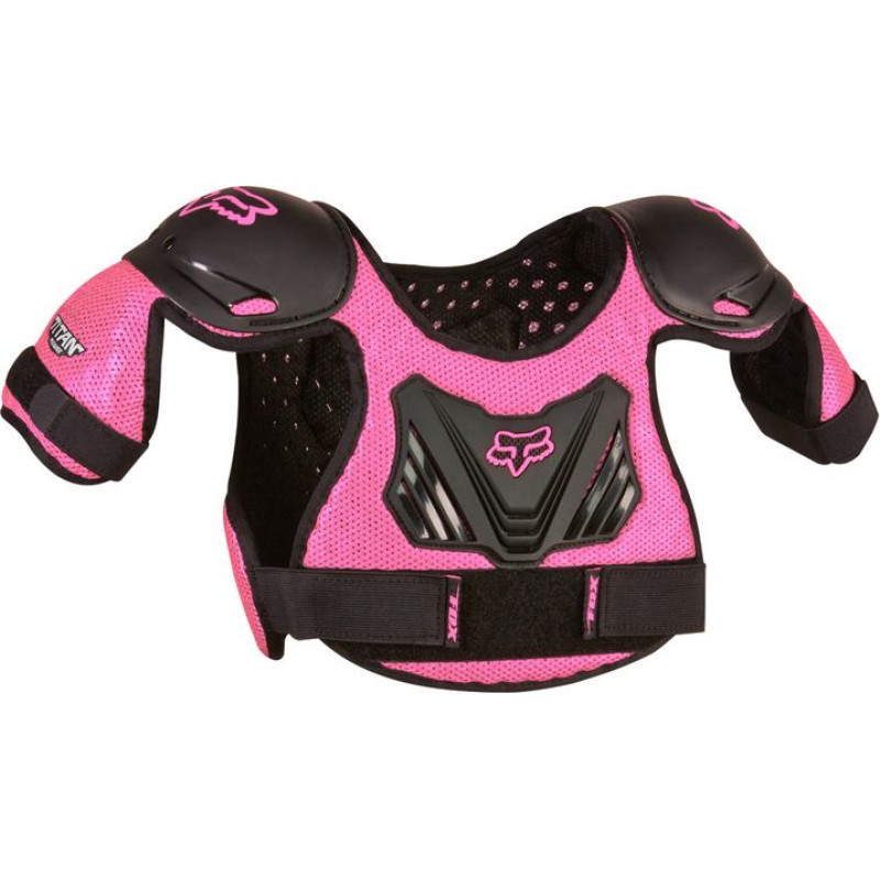 FOX KIDS PEEWEE TITAN ROOST DEFLECTOR BLACK/PINK S/M guard.