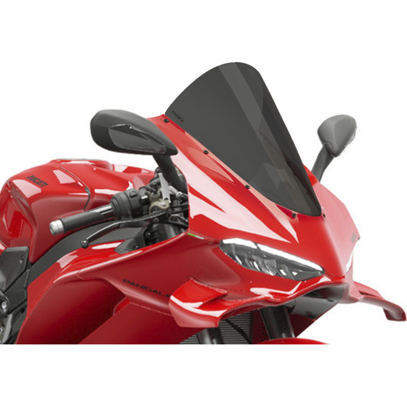 Puig R-Racer Screen Ducati Panigale V4/S 25' C/Dark Smo