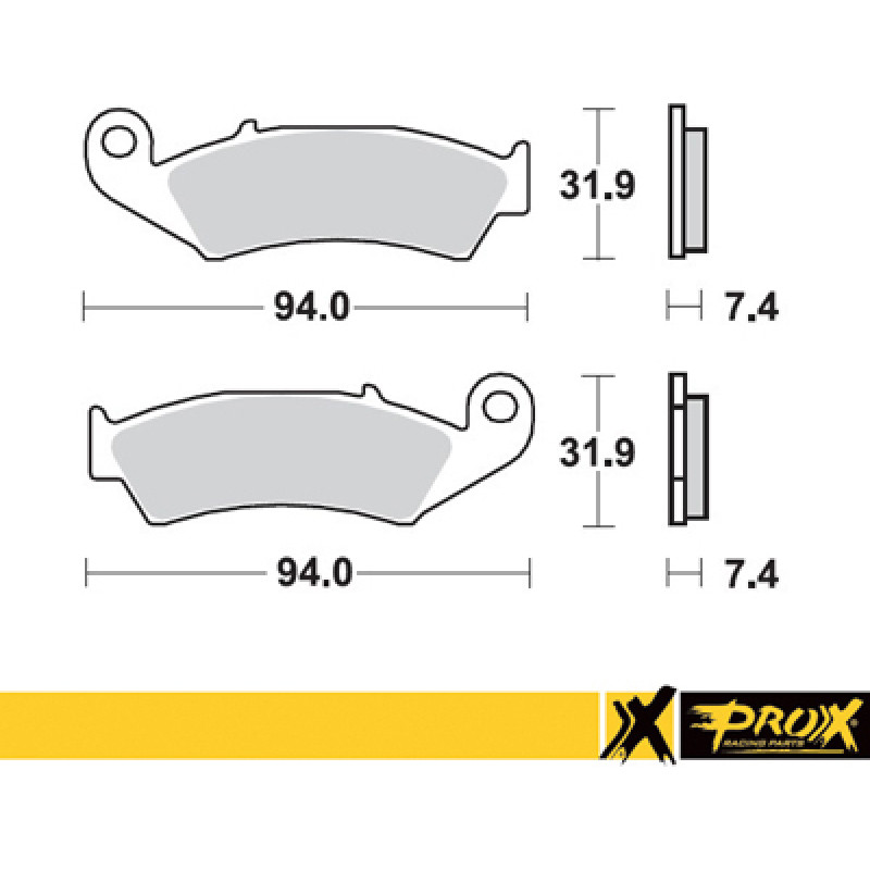 Prox Front Brake Pad CR125/250/500 '87-94