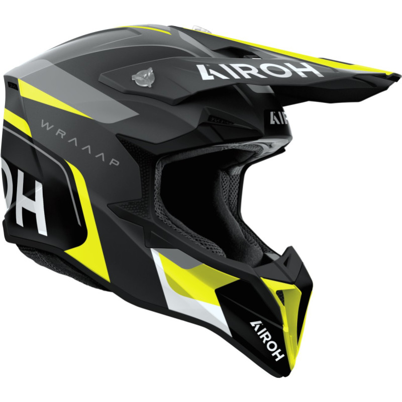 Airoh Helmet Wraaap Conquer Yellow matt