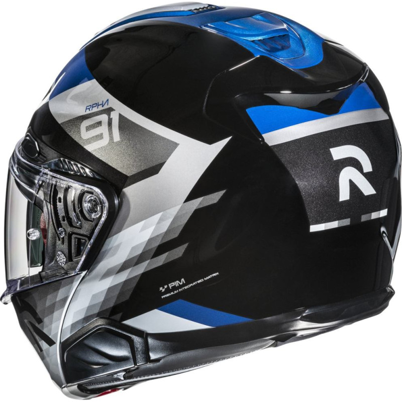 HJC Helmet RPHA 91 Madal Black/Blue MC2