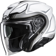 HJC Helmet F31 Bask White/Gray MC10