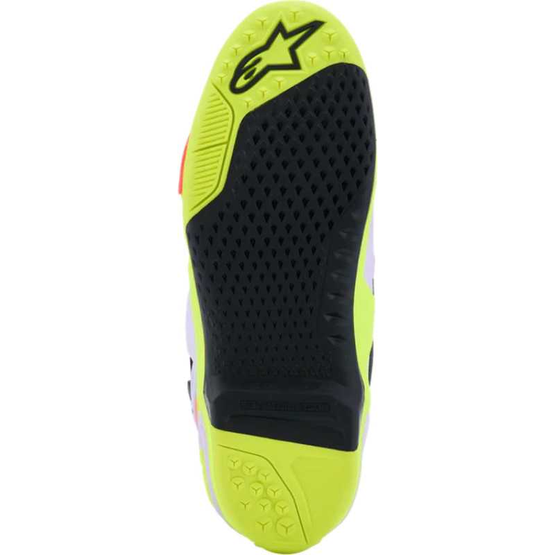 Alpinestars Boot Vented Tech 10 Purple/Fluo Yellow/Pink