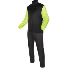 Rebelhorn RAIN BLACK FLUO YELLOW 2-PIECE WATERPROOF SUIT