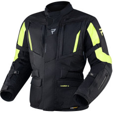 Rebelhorn HARDY 2 BLACK FLUO YELLOW TEXTILE MOTORCYCLE JACKET