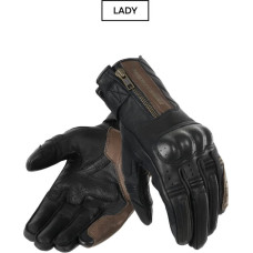 Rebelhorn HUNTER WOMEN VINTAGE BROWN MOTORCYCLE GLOVES WXS