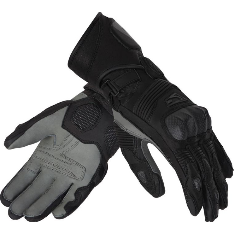 Rebelhorn FIGHTER BLACK MOTORCYCLE GLOVES