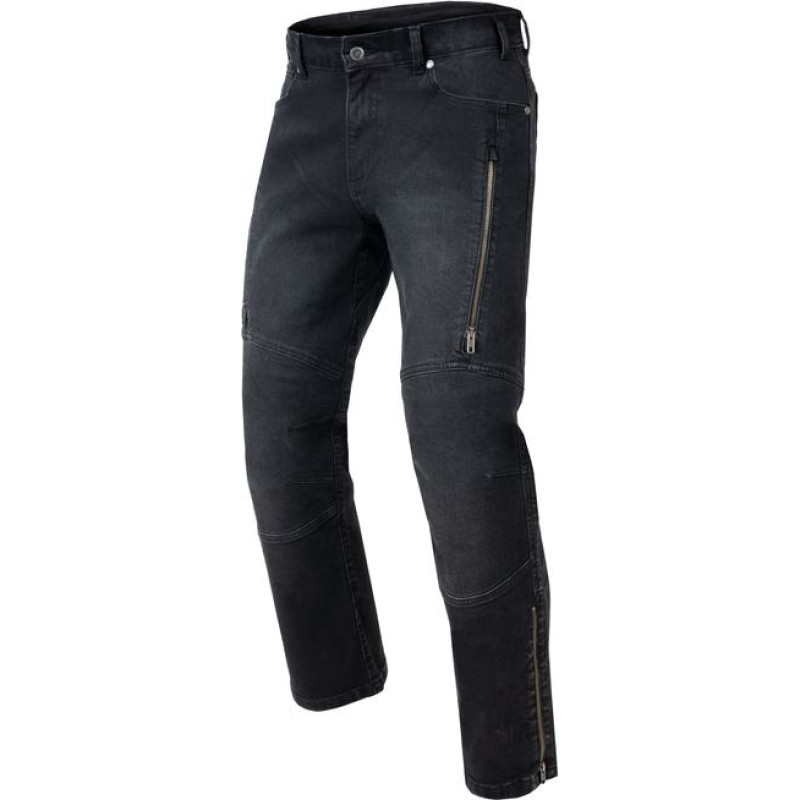 Rebelhorn HAWK 3 WASHED BLACK MOTORCYCLE JEANS REGULAR FIT