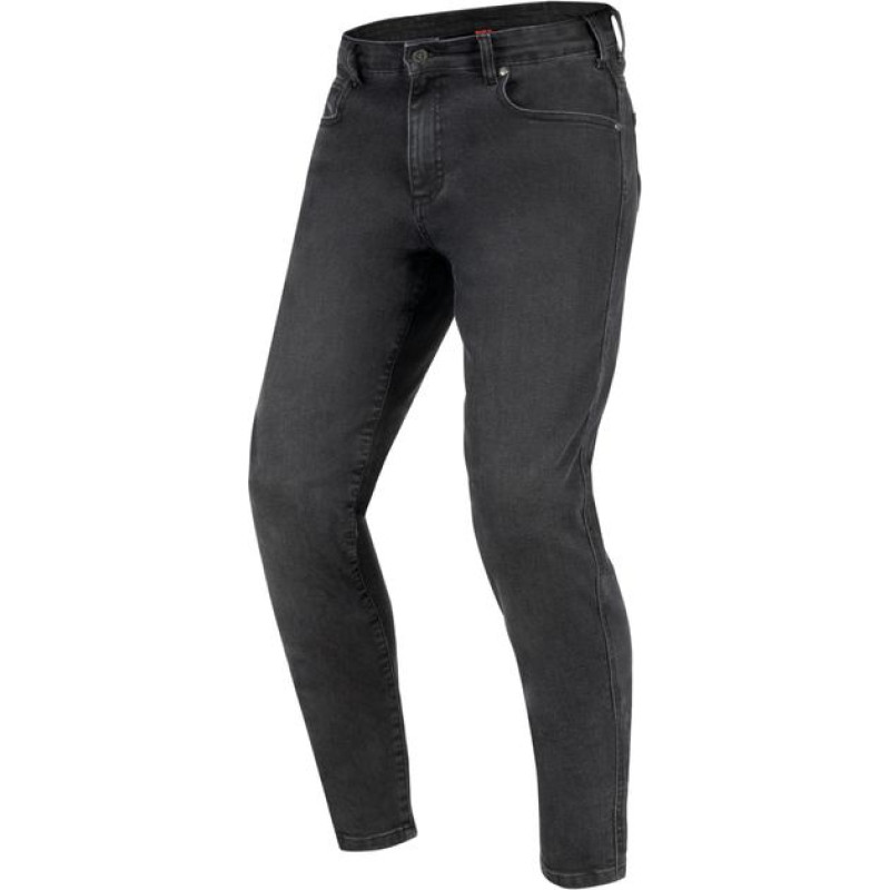 Rebelhorn NOMAD WASHED BLACK MOTORCYCLE JEANS TAPERED FIT