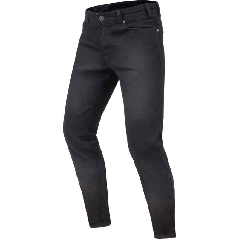 Rebelhorn CLASSIC 3 WASHED BLACK MOTORCYCLE JEANS SLIM FIT