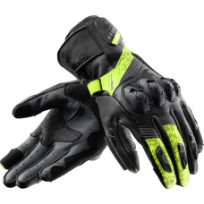 Rebelhorn VIPER BLACK GREY FLUO YELLOW MOTORCYCLE GLOVES