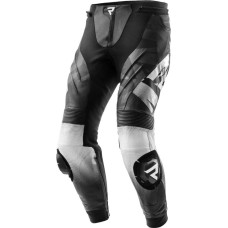 Rebelhorn INFERNO BLACK WHITE LEATHER MOTORCYCLE PANTS