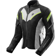 Rebelhorn HIFLOW 5 WOMEN BLACK GREY FLUO YELLOW TEXTILE MOTORCYCLE JACKET WXS