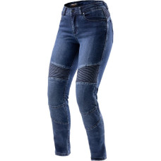 Rebelhorn AGNESS 2 WOMEN WASHED BLUE MOTORCYCLE JEANS MONOLAYER 24/30