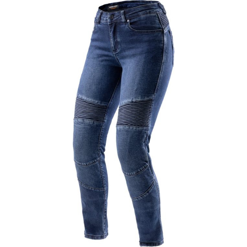 Rebelhorn AGNESS 2 WOMEN WASHED BLUE MOTORCYCLE JEANS MONOLAYER 24/30