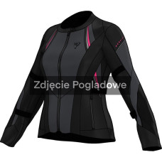 Rebelhorn SWIFT WOMEN BLACK DARK GREY PINK TEXTILE MOTORCYCLE JACKET XS