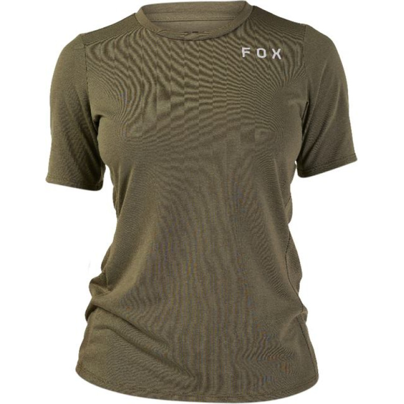 FOX W Ranger Dr Ss Jrsy Alyn Olive Green