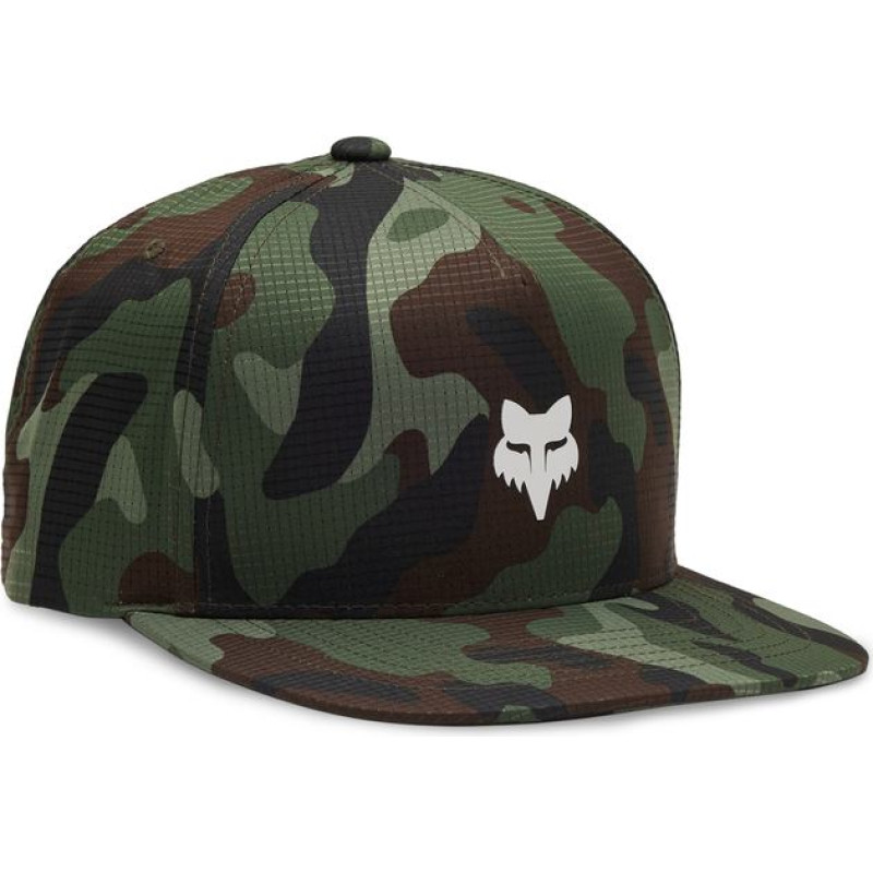 FOX Head Camo Tech Snapback Green Camo