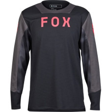 FOX JUNIOR DEFEND TAUNT BLACK YM long sleeve cycling jersey