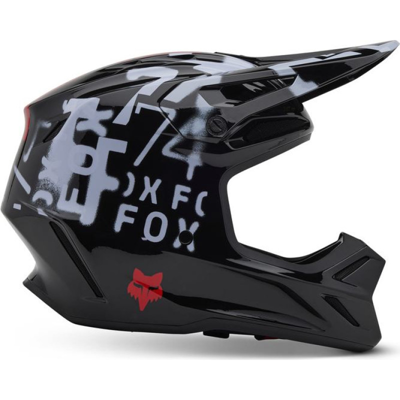 FOX HELMET FOX V3 SEVENTY4 BLACK
