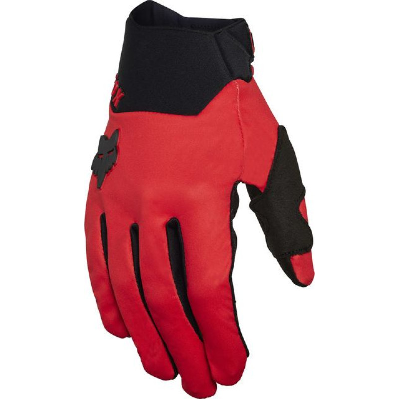 FOX DEFEND WIND OFFROAD FLUORESCENT RED GLOVE