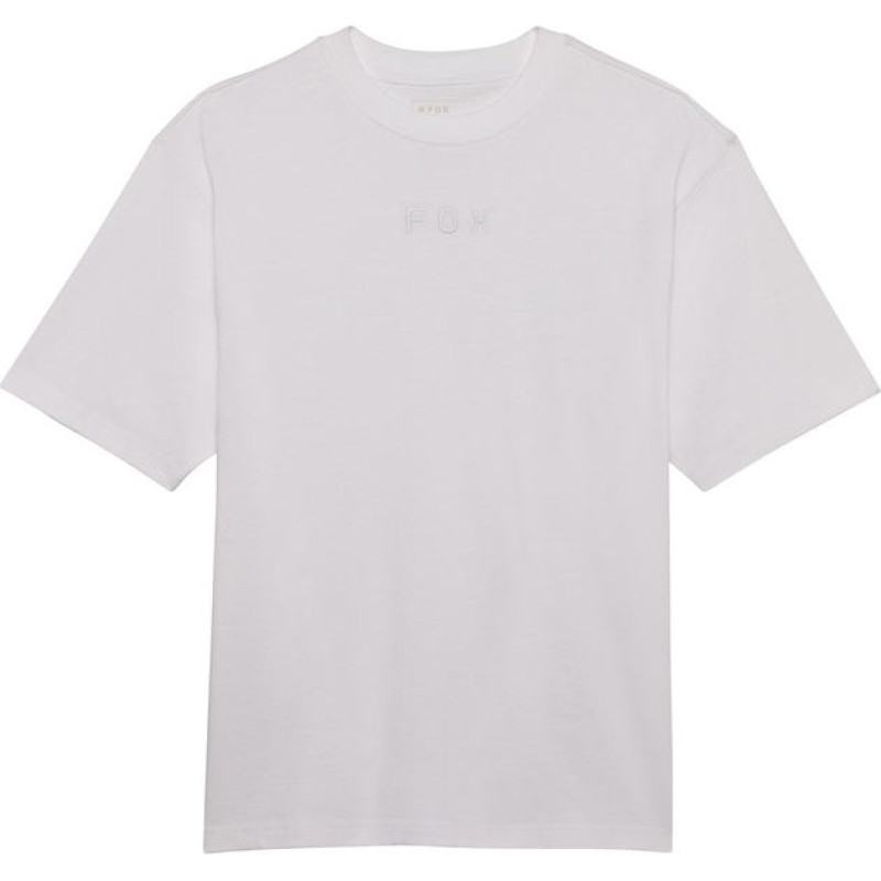 FOX T-SHIRT FOX WORDMARK OV TEE OPTIC WHITE