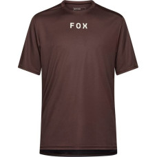 FOX CYCLING SHIRT FOX RANGER WORDMARK COCOA
