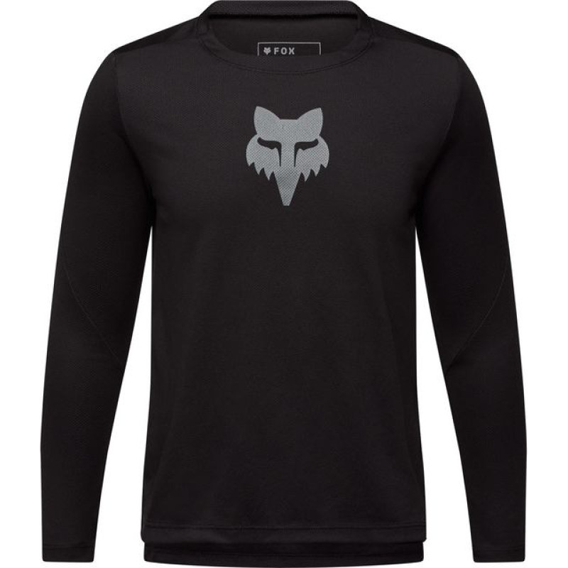 FOX BICYCLE SHIRT LONG-SLEEVED FOX JUNIOR RANGER BICYCLE SHIRT LONG-SLEEVED FOX HEAD BLA