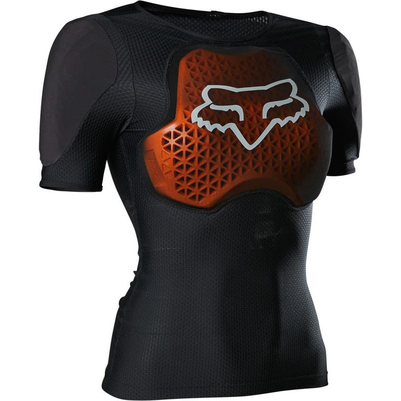 FOX SHIRT WITH PROTECTORS FOX LADY BASEFRAME PRO BLACK