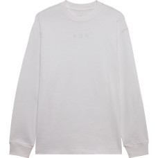 FOX LONG-SLEEVED T-SHIRT FOX WORDMARK OVERSIZED OPTIC WHITE