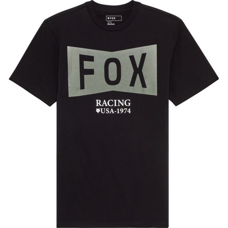 FOX T-SHIRT FOX TYPEFACE PREM BLACK