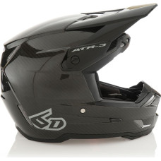 6D Helmet ATR-3 Solid Gloss Black FIM