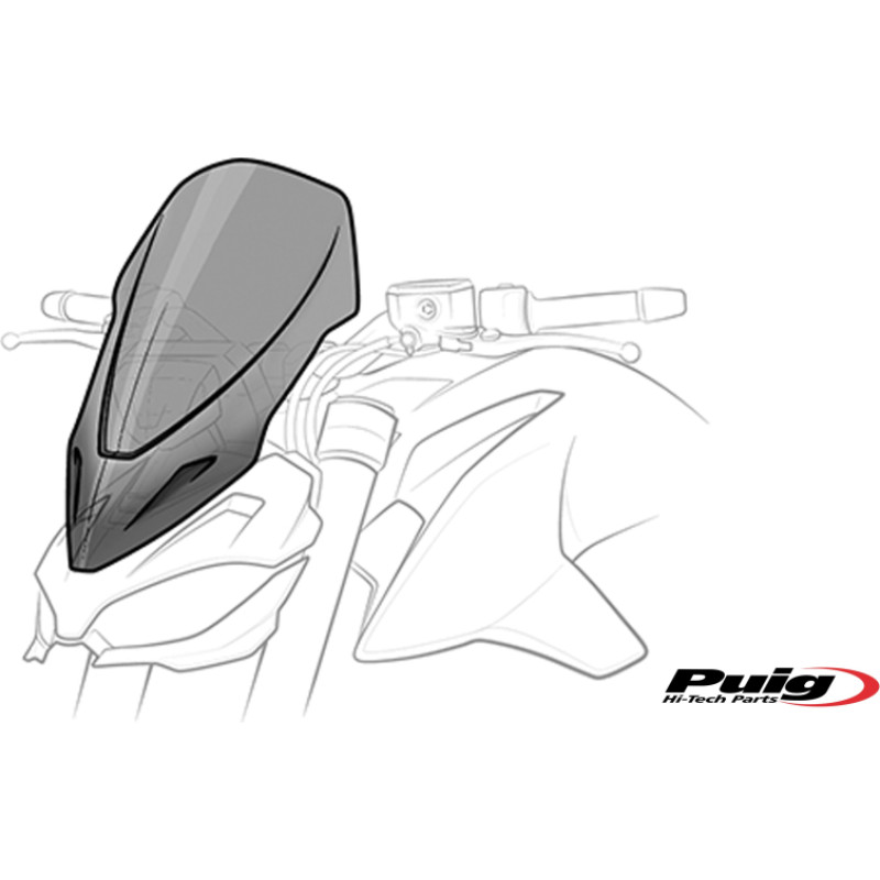 Puig Windshields N.G.Touring Yamaha Mt07 21'- C/Smoke
