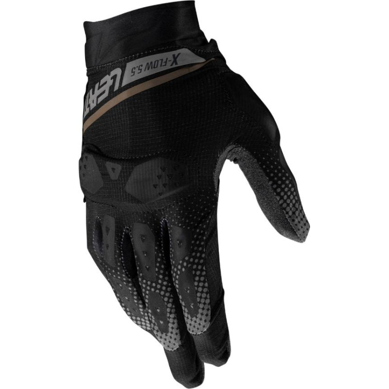 Leatt Glove ADV X-Flow 5.5 Short 3XL/EU12/US13 Stealth Black/Grey