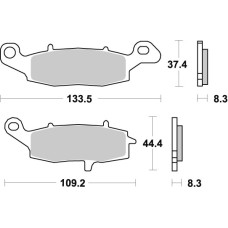 SBS Brakepads Ceramic
