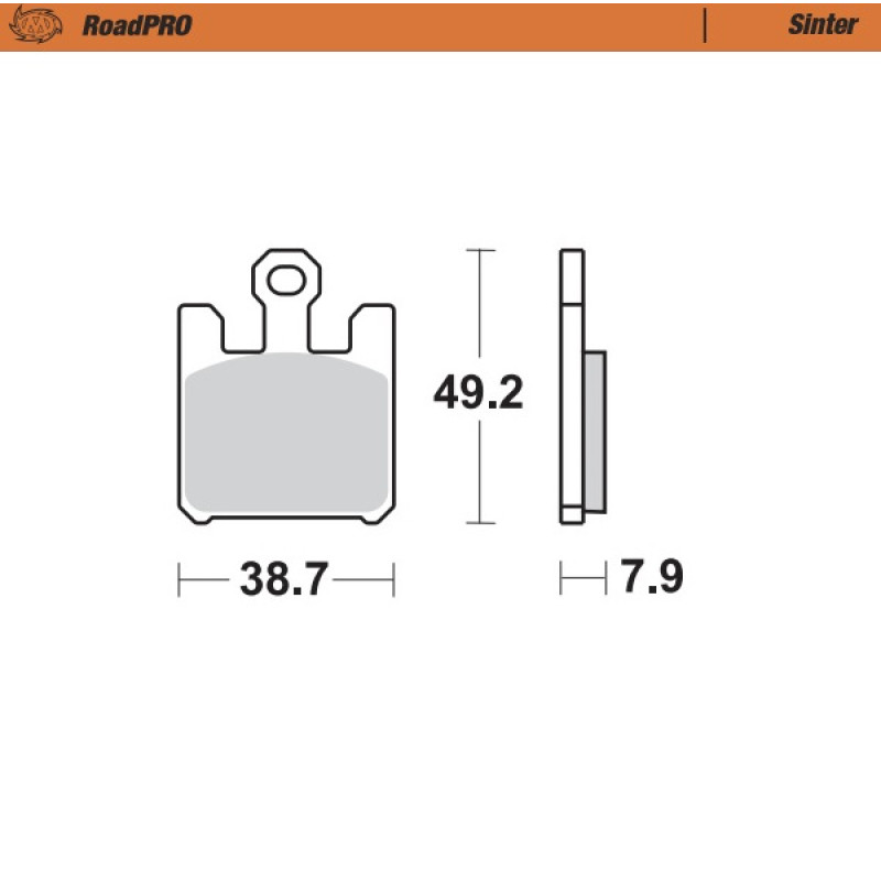 Moto Master Moto-Master Brakepads RoadPRO Sinter front
