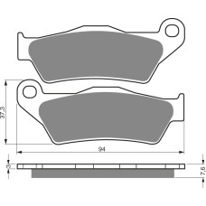 Goldfren Brake Pads 031 Ceramic Carbon AD