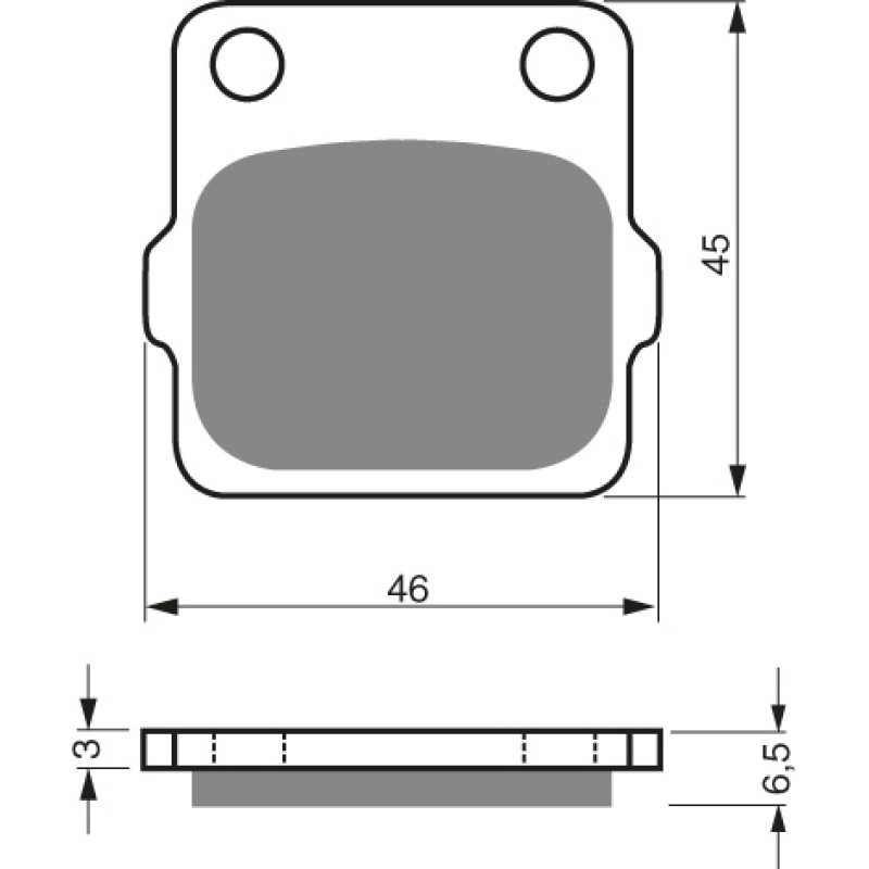 Goldfren Brake Pads 077 Ceramic Carbon K1