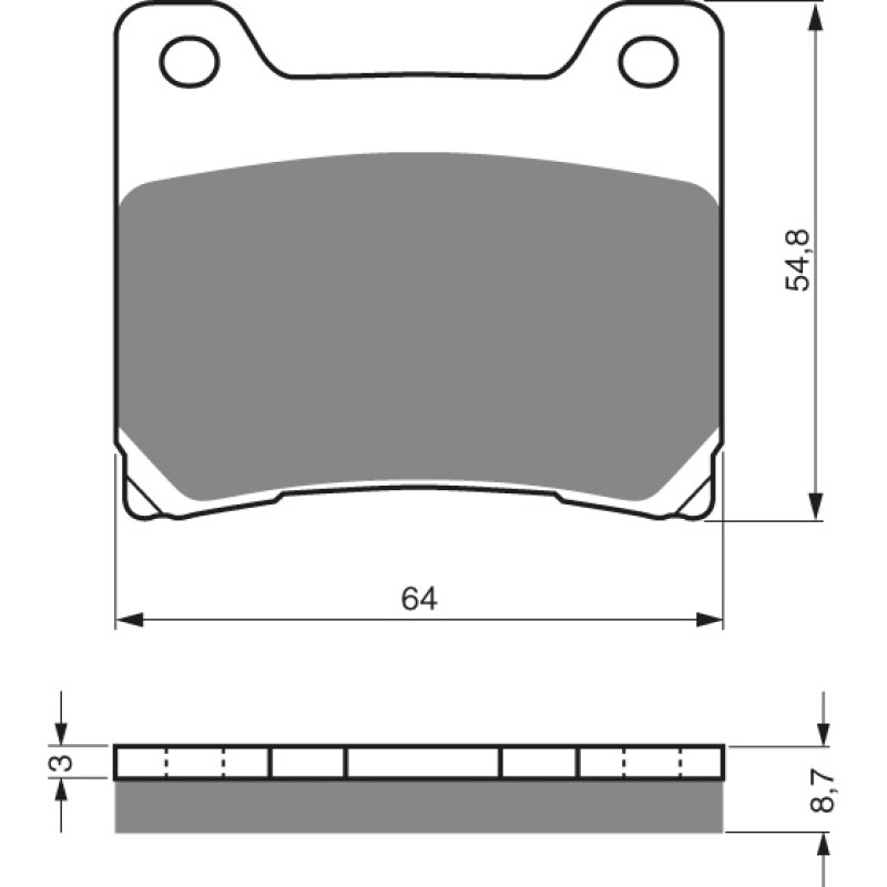Goldfren Brake Pads 015 Ceramic Carbon S3