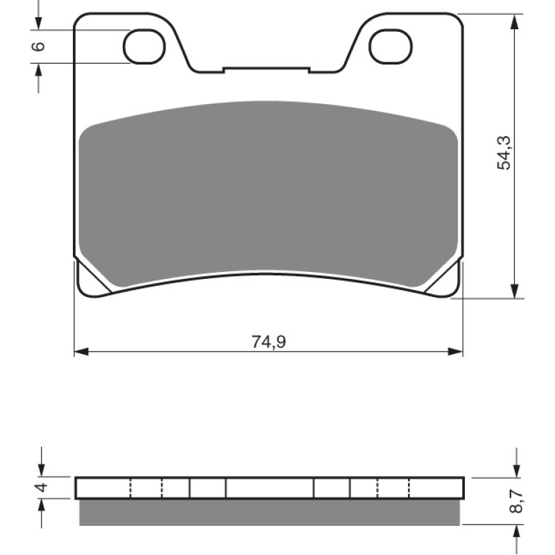 Goldfren Brake Pads 045 Ceramic Carbon S3