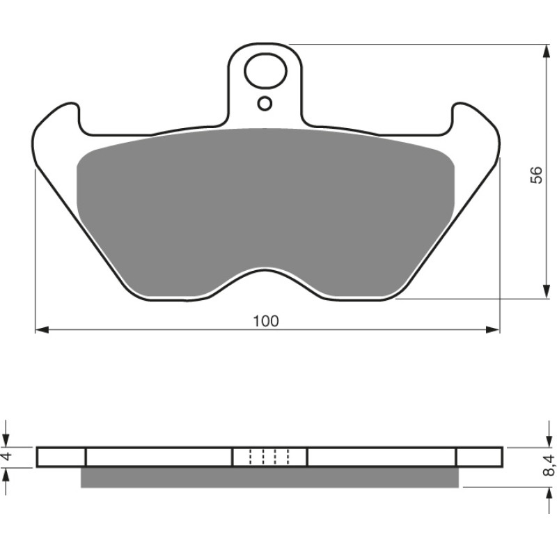 Goldfren Brake Pads 117 Ceramic carbon AD