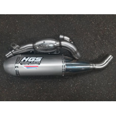 HGS Exhaust system 4T Ducati Desmo450 MX 26-.. Grey Steel Cap