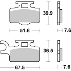 SBS Brakepads Racing Sintered