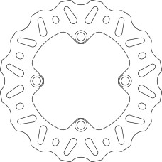 Moto Master Moto-Master Nitro Brakedisc rear KX85