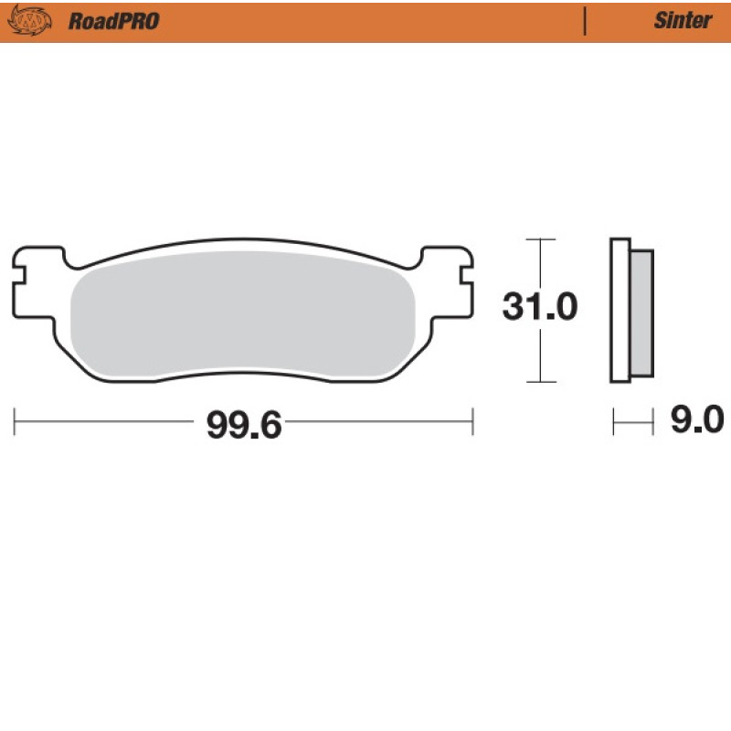 Moto Master Moto-Master Brakepads RoadPRO Sinter rear