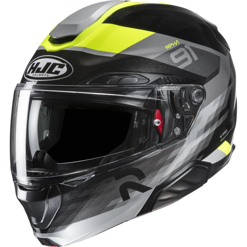 HJC Helmet RPHA 91 Madal Black/Fluo Yellow MC3H