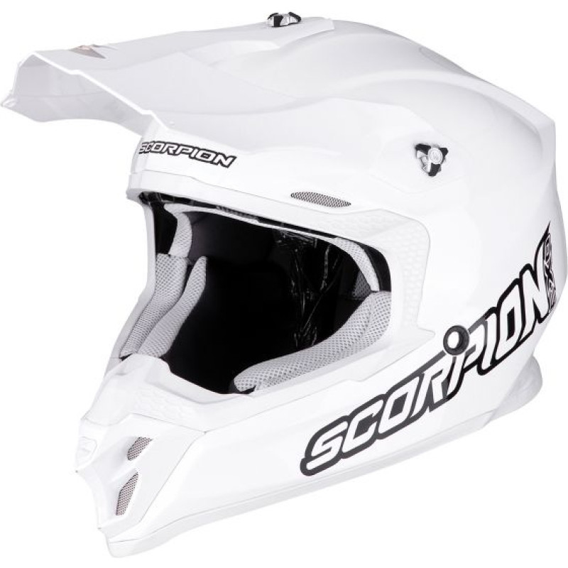 Scorpion MX Helmet VX-16 EVO AIR Solid white