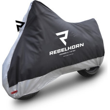 Rebelhorn COVER 2 BLACK SILVER MOTORCYCLE COVER