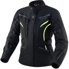 Rebelhorn HIKER 3 WOMEN BLACK FLUO YELLOW TEXTILE MOTORCYCLE JACKET WXXS